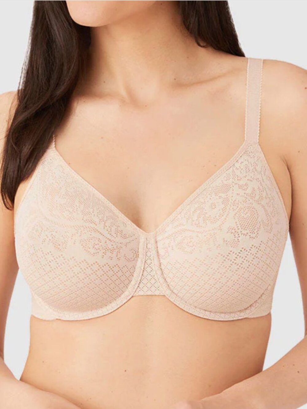 WACOAL Visual Effects Minimizer Bra in Sand Size 36C Neutral Minimalist